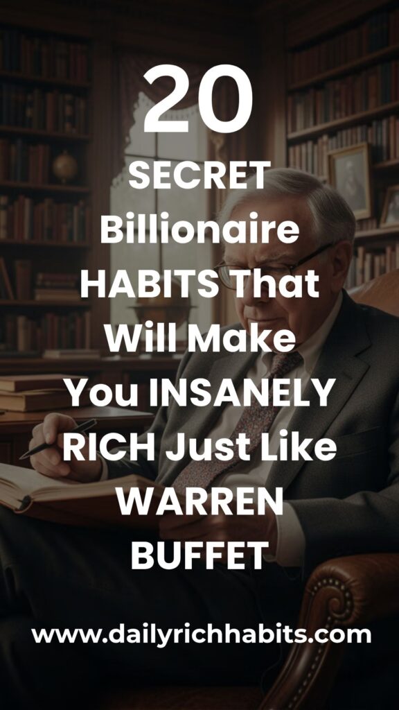 What if You Get to Steal the Billionaire Habits That Feels Illegal? – Rich Habits of Successful People 1 Billionaire habits for wealth creation