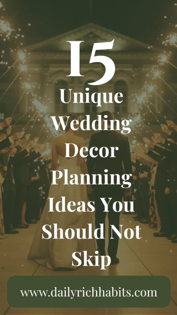 Wedding Planning Decor 2