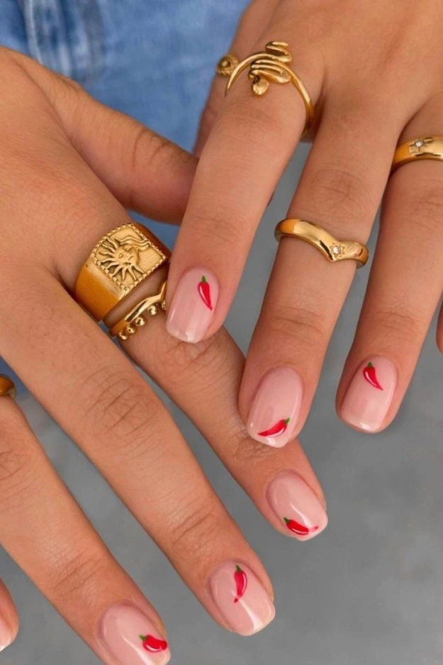 Short Square Nails
