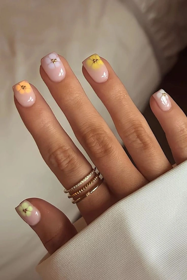 Short Square Nails