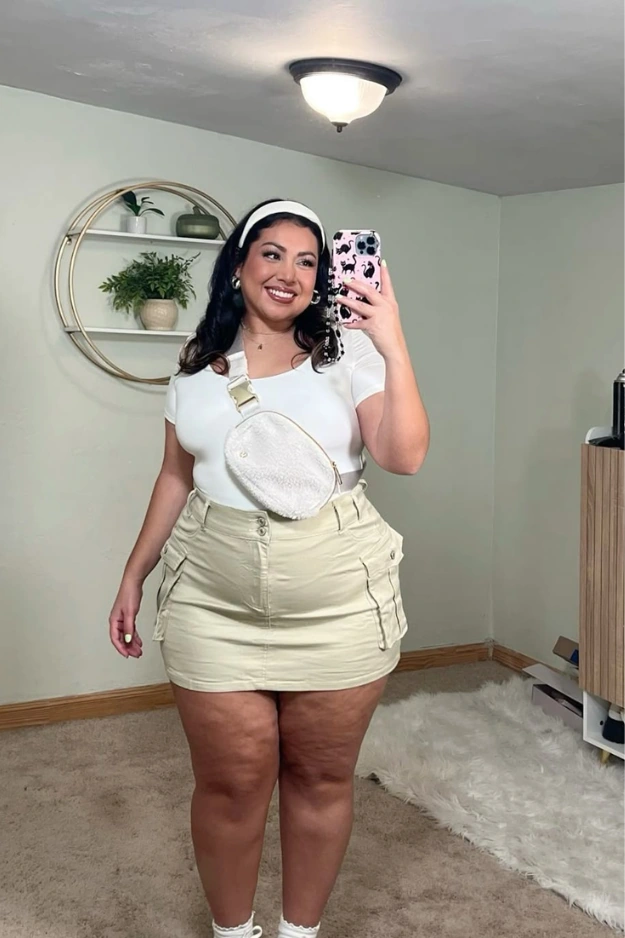 Cargo Skirt Outfits