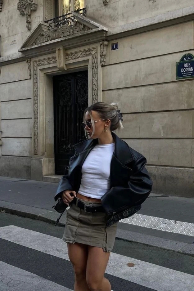 Cargo Skirt Outfits