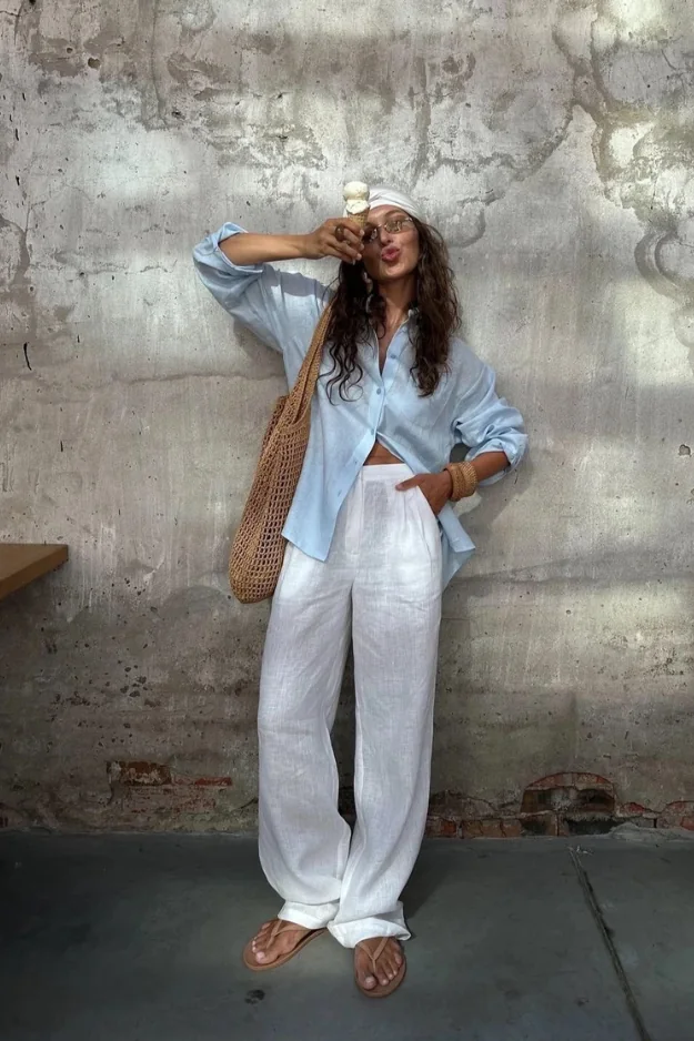 Linen Pants Outfits