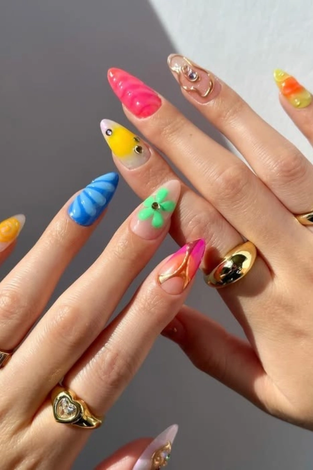 27 Fresh June Nails That Feel Like the Start of Summer in the Best Way 15 June Nails