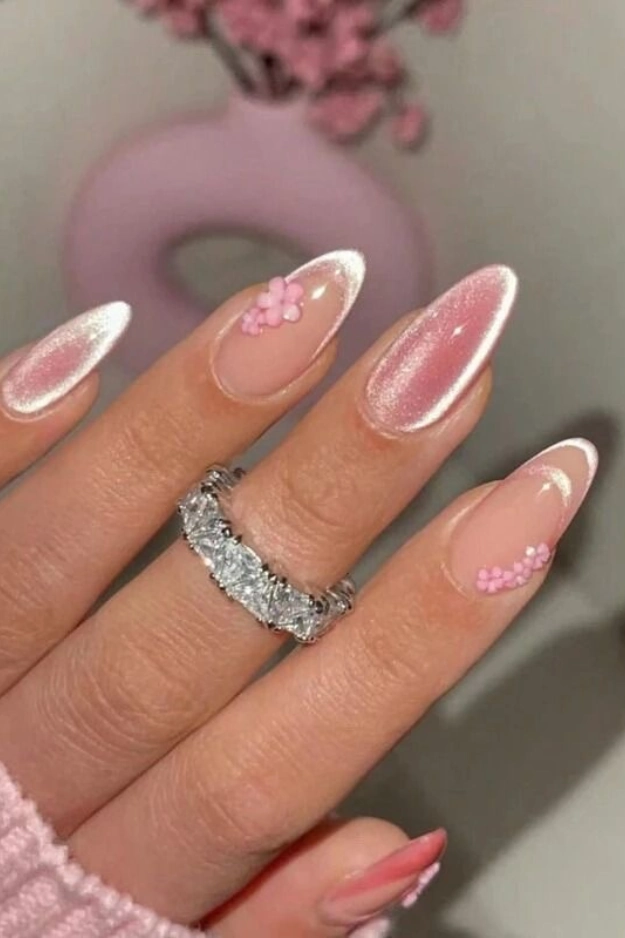 24 Pink Summer Nails That Feel Like Pool Days, Iced Drinks, and Golden Hour 16 Pink Summer Nails