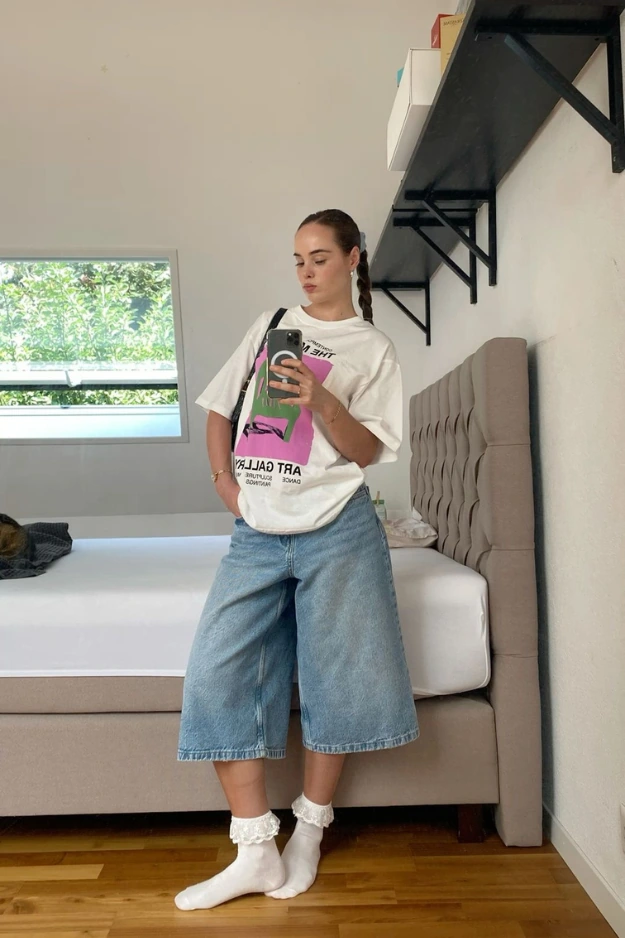 Oversized t shirt outfits
