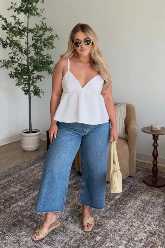 How to dress short chubby woman