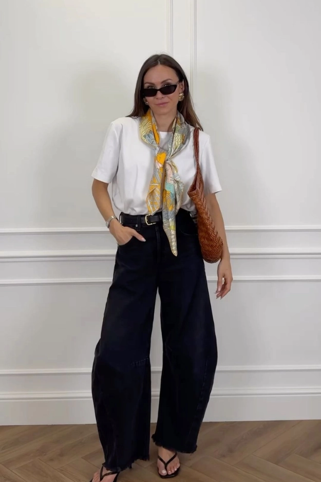 20 Chic Scarf Outfits That Turn a Simple Outfit Into Something Way More Put Together 20 Scarf Outfits