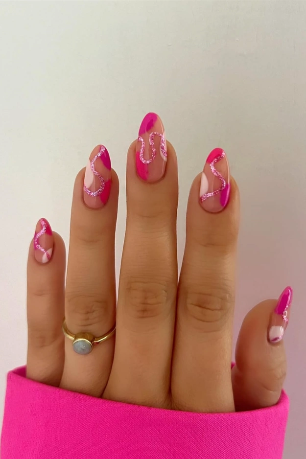 24 Pink Summer Nails That Feel Like Pool Days, Iced Drinks, and Golden Hour 21 Pink Summer Nails