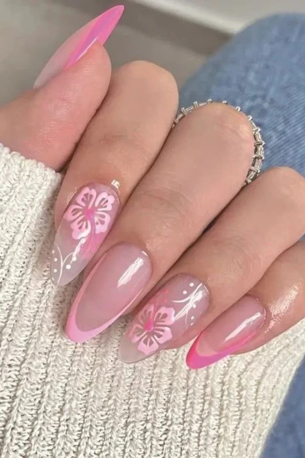 24 Pink Summer Nails That Feel Like Pool Days, Iced Drinks, and Golden Hour 22 Pink Summer Nails