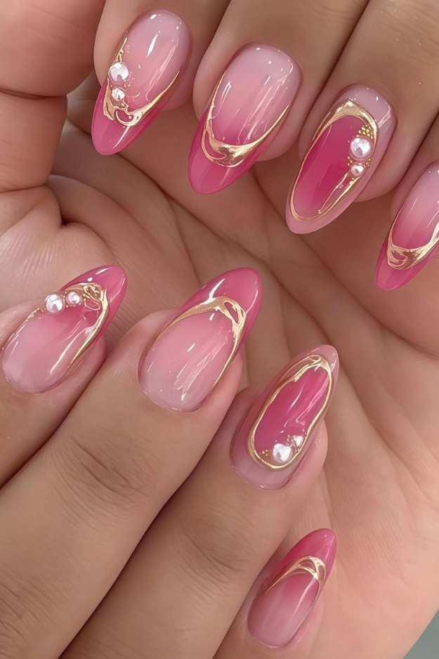 24 Pink Summer Nails That Feel Like Pool Days, Iced Drinks, and Golden Hour 24 Pink Summer Nails