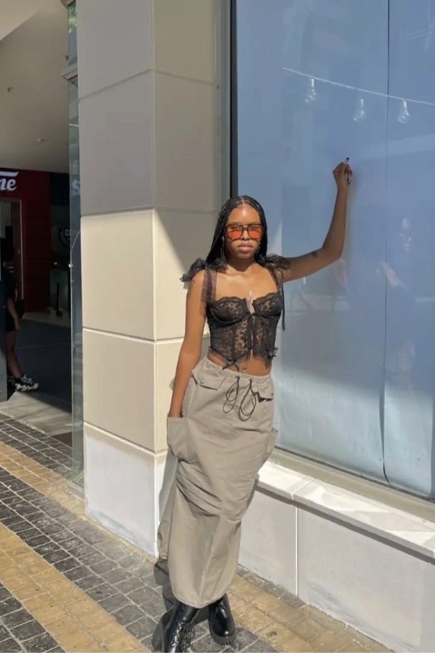 Cargo Skirt Outfits