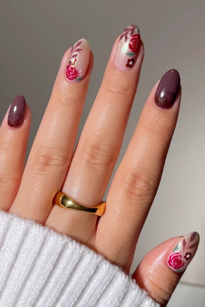 These 30 Flower Nails Are So Cute, You’ll Keep Looking at Your Hands 30 Flower Nails
