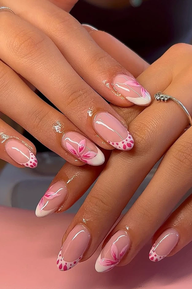 24 Pink Summer Nails That Feel Like Pool Days, Iced Drinks, and Golden Hour 4 Pink Summer Nails