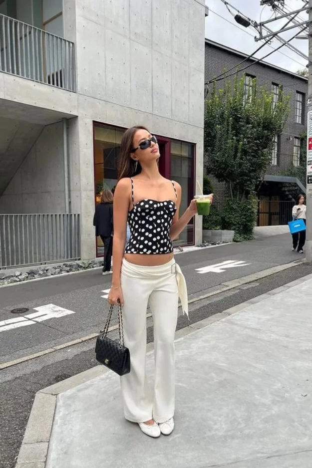 22 Chic Summer Ballet Flat Outfits That Feel Straight Out of a European Vacation 4 Summer Ballet Flat Outfits