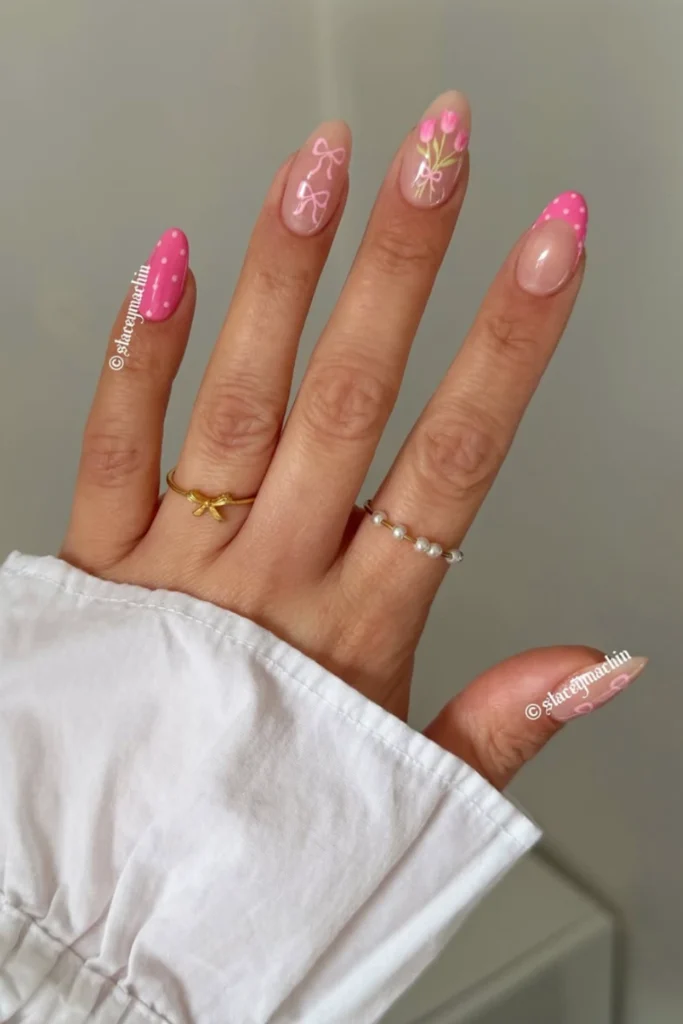 These 30 Flower Nails Are So Cute, You’ll Keep Looking at Your Hands 8 Flower Nails