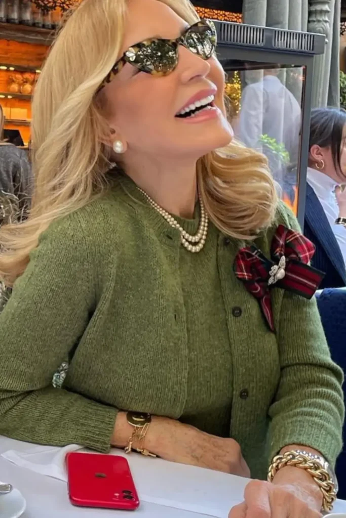 Old busty petite fashion woman