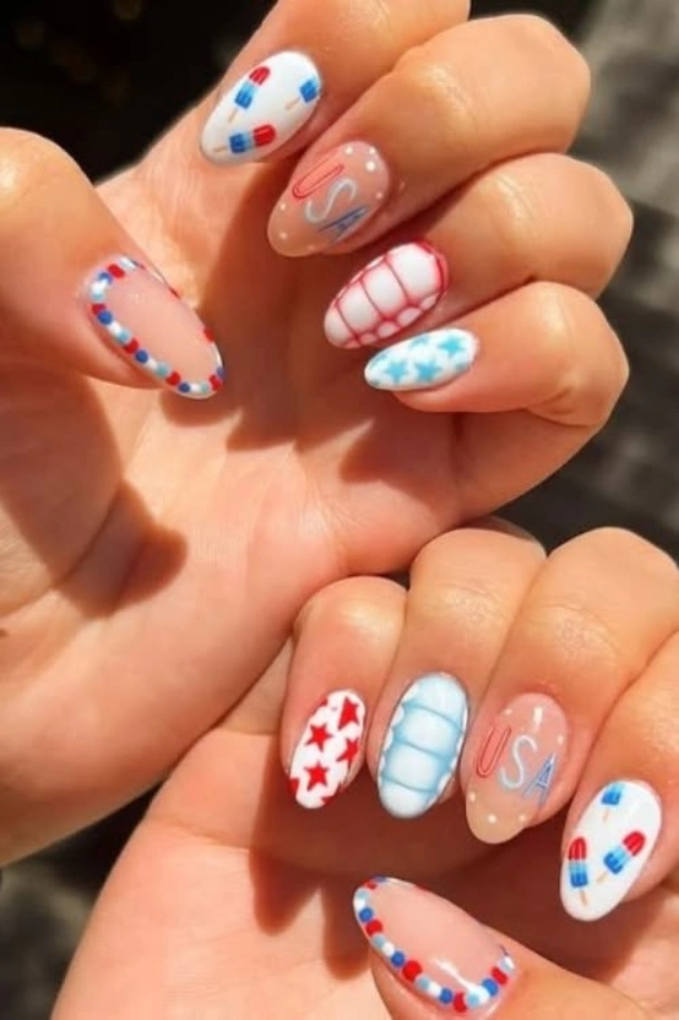 17 Trendy July Nails That Feel Like Sunshine, Iced Drinks, and Late Summer Nights 8 July Nails