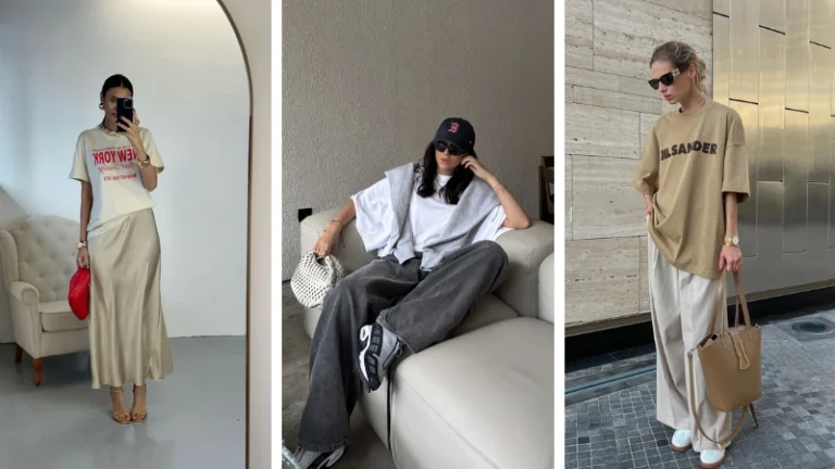 15 Oversized T-Shirt Outfits That Feel Effortless but Still Get Compliments 21 Oversized t shirt outfits